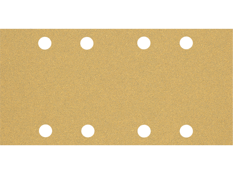 Brusni papir EXPERT Bosch z 8 luknjami za vibracijske brusilnike, Dimenzije: 93x186mm, Zrnatost: 60, 2608900854